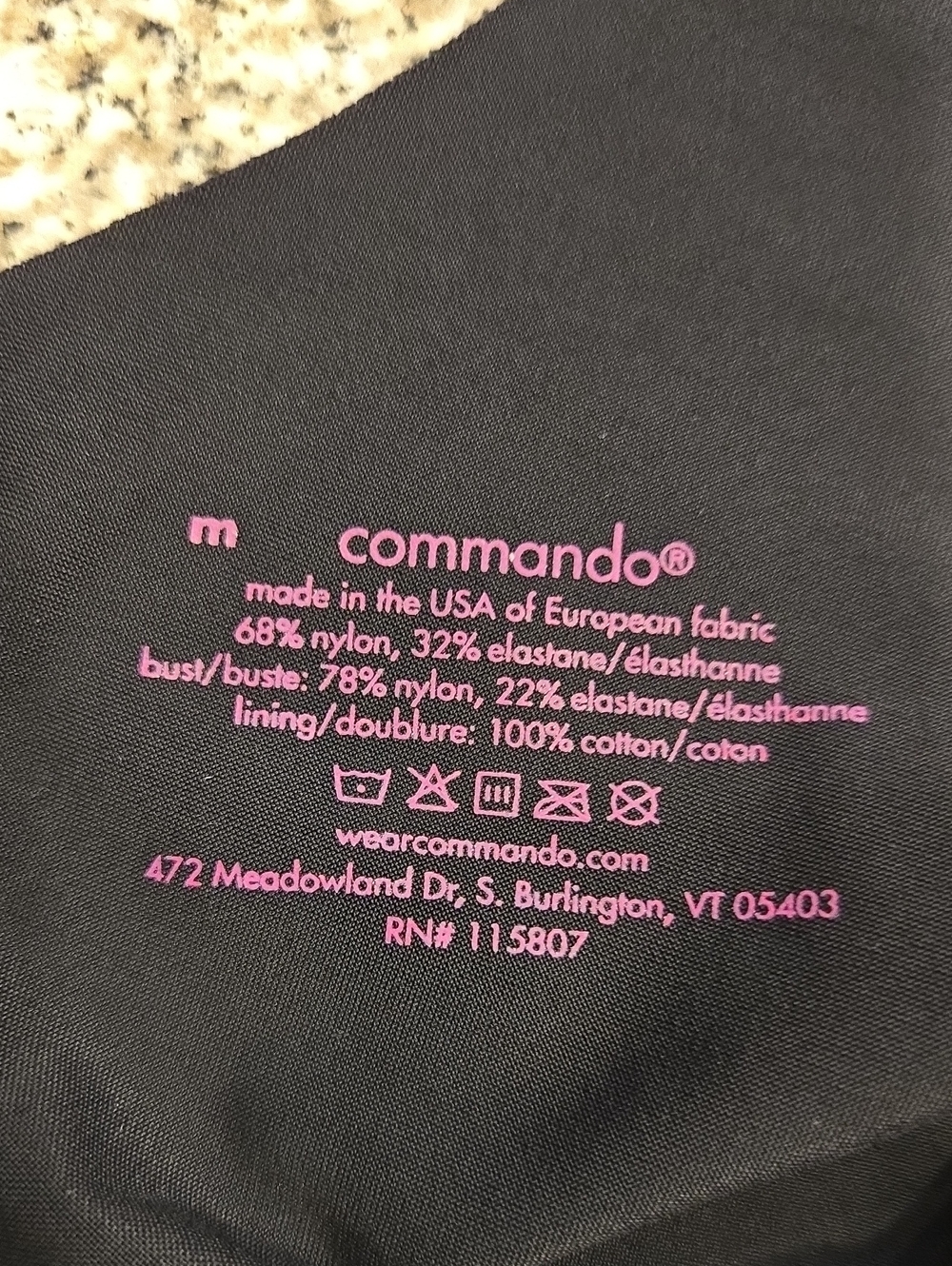 Commando Black Classic Control Bodyshort Bodyfit V-Neck Light Control Size M NWT - Picture 6 of 12